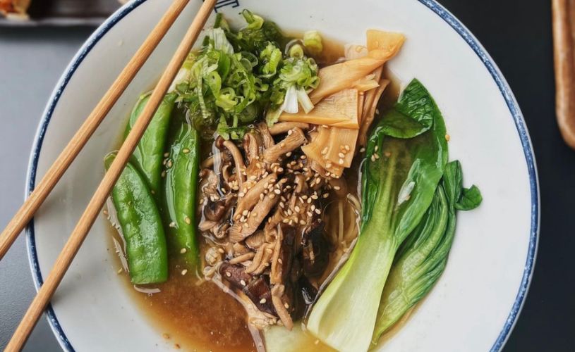 Tonkotsu Miso mushroom ramen